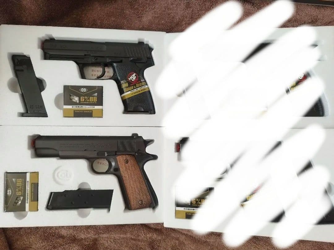 東京マルイ　コッキング式　エアーソフトガン 4種セット＆おまけセット 　中古あり