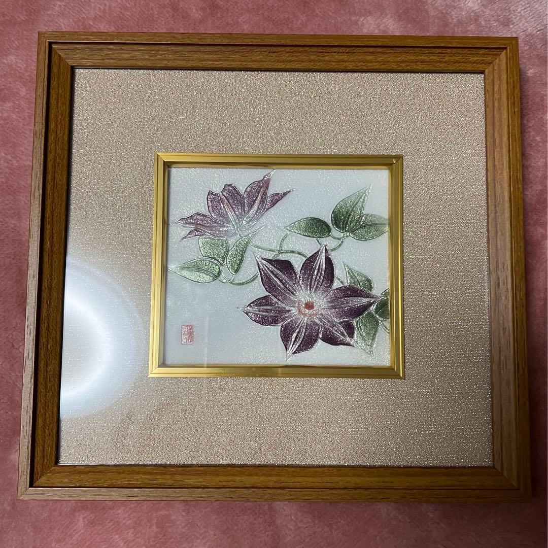 未使用品　創作七宝　額縁