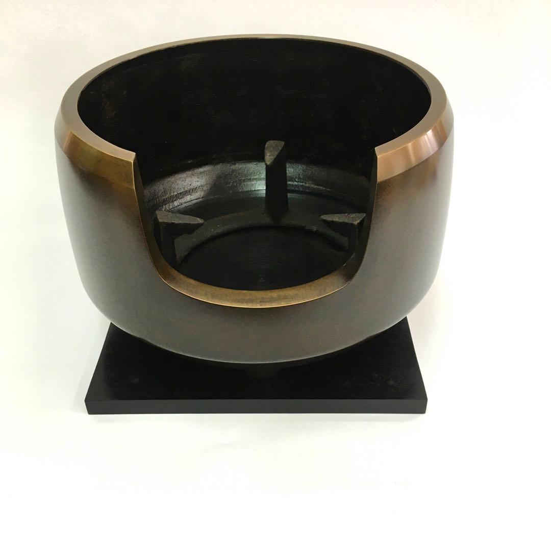 茶道具 風炉 五徳付 敷板 荒目板 鉄器製五徳 火鉢道具 キャンプ用品 炭道具