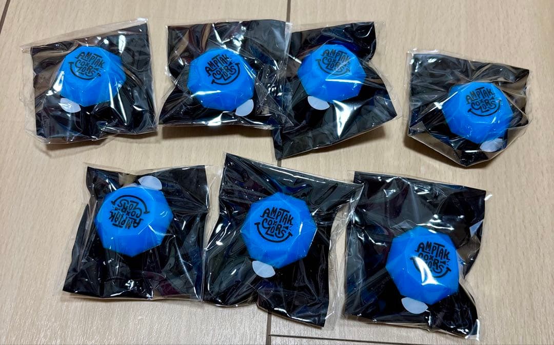 AMPTAK×COLORS ちぐさくん リングライト7個セット