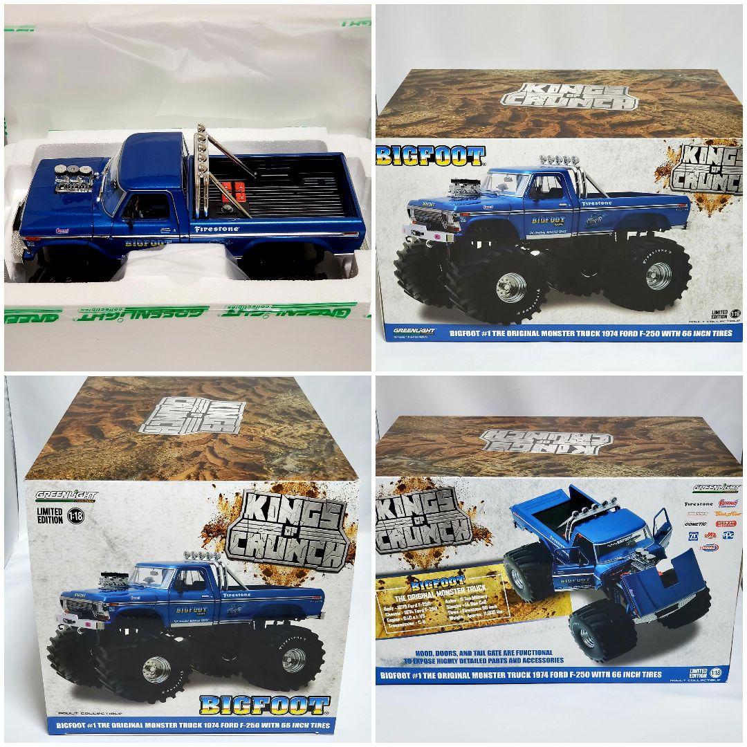 超ビッグサイズ！1/18グリーンライト ビッグフット FORD F-250