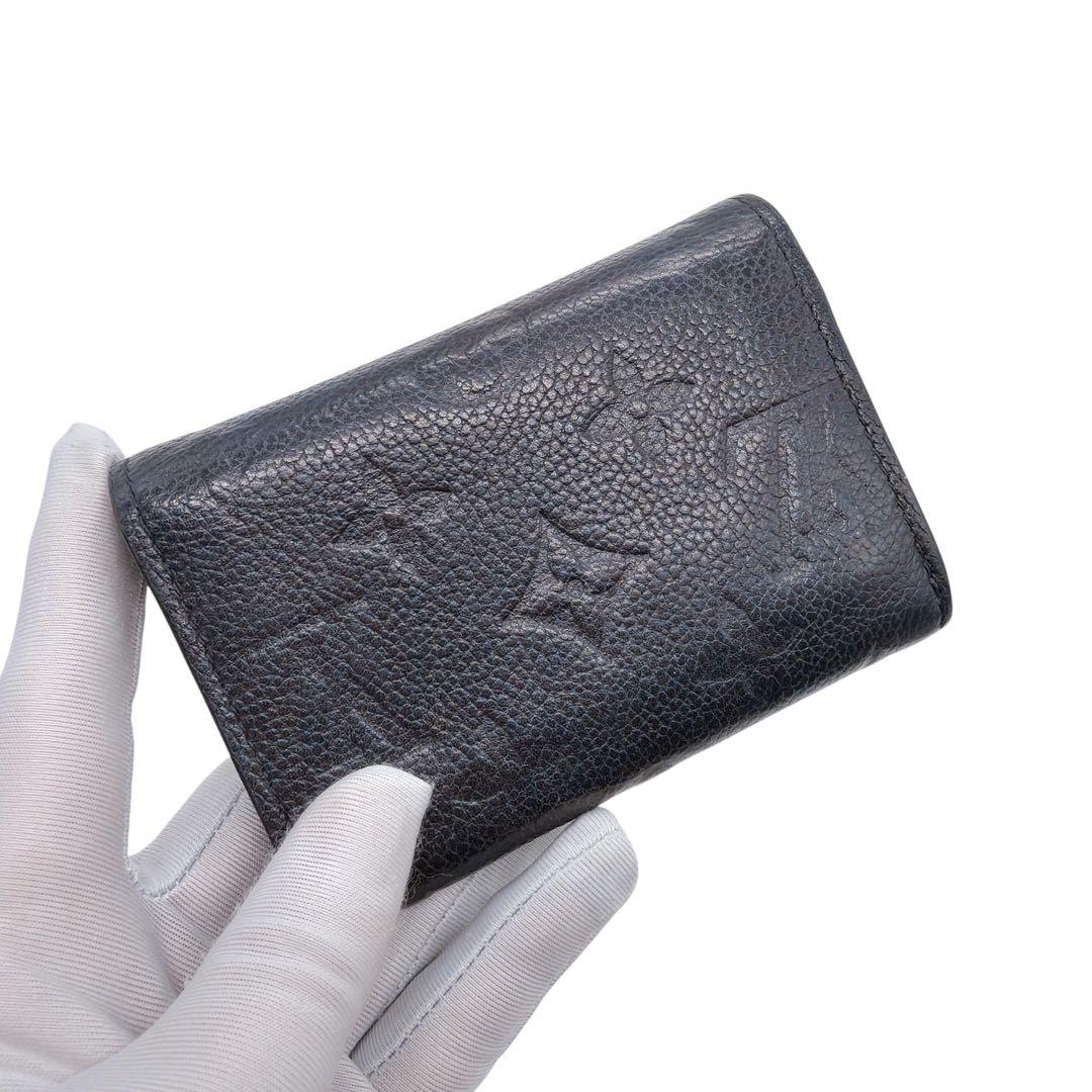 ルイヴィトン M81455 モノグラムアンプラント ポルトモネ ロザリ 折り財布