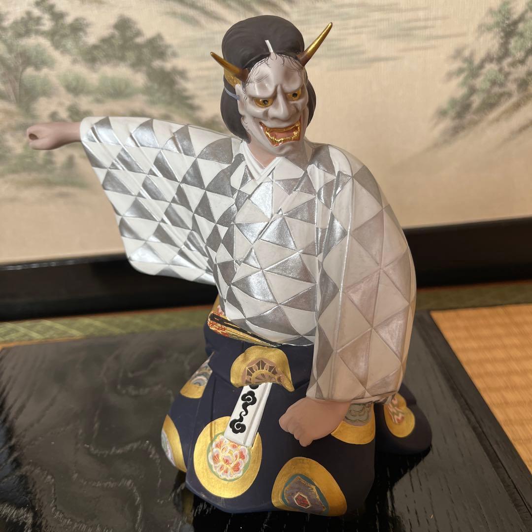 博多人形　能「葵の上」　一春作