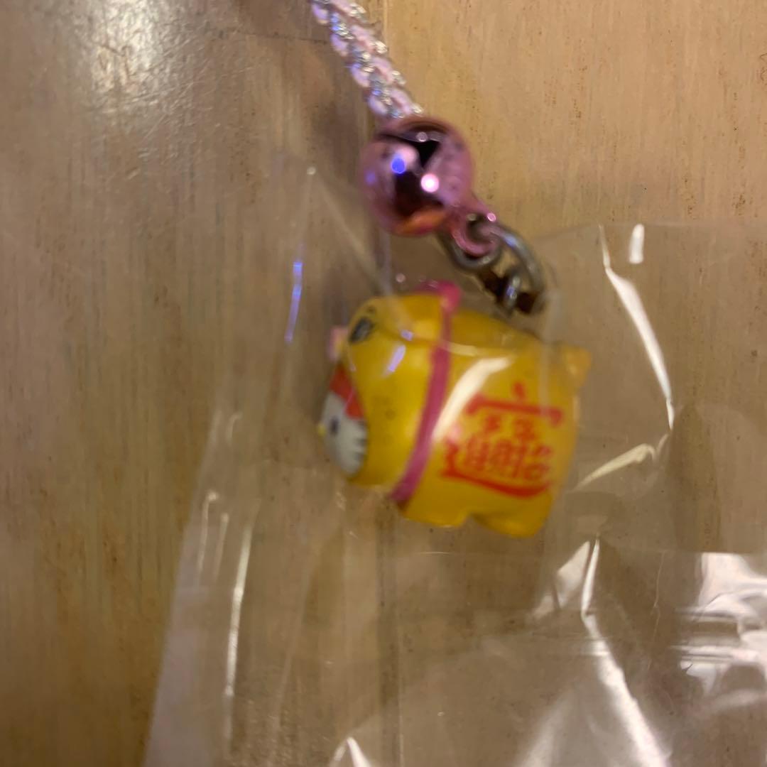 【レア】ご当地キティ　横浜限定　横浜中華街金豚バージョン　ハローキティ　根付