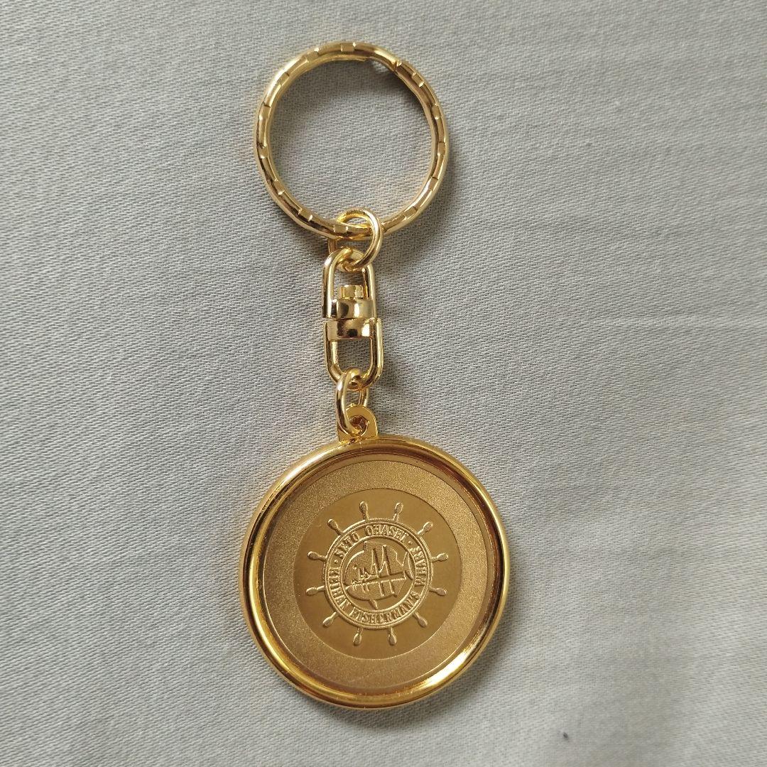 廃盤 記念メダル　瀬戸大橋　京阪フィッシャーマンズワーフ　メダル型キーホルダー
