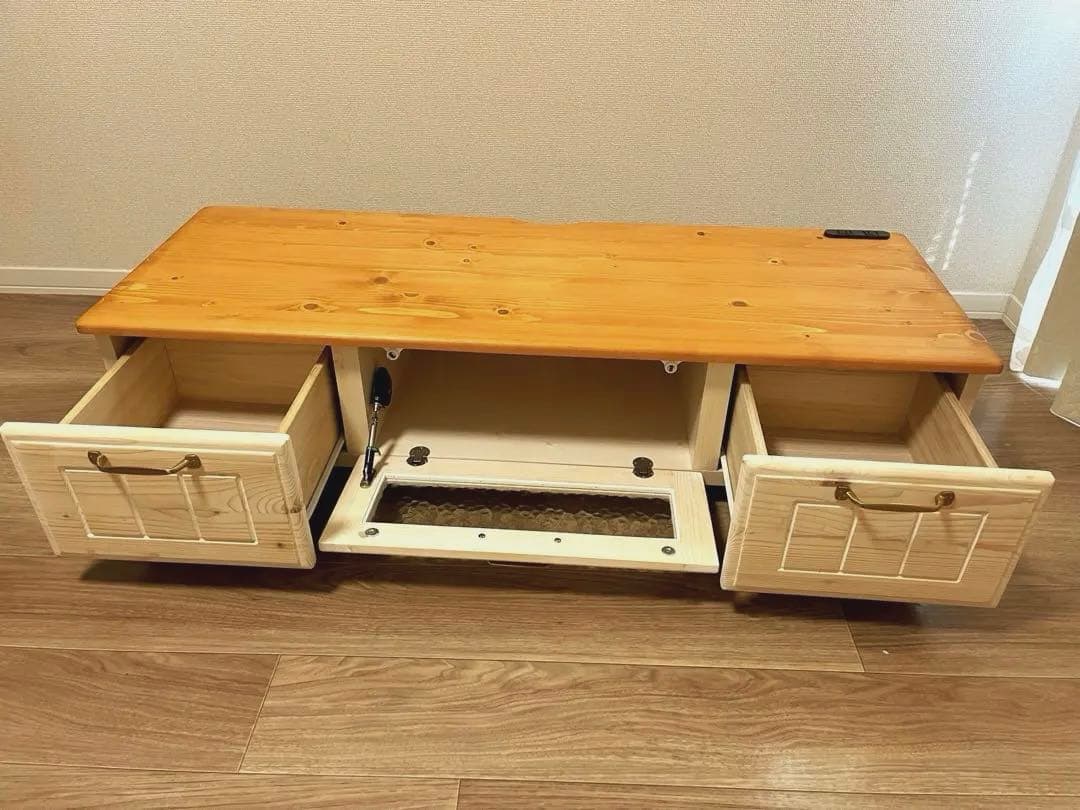 テレビボード テレビ台 120cm コンセント 北欧 天然木 木製 カントリー