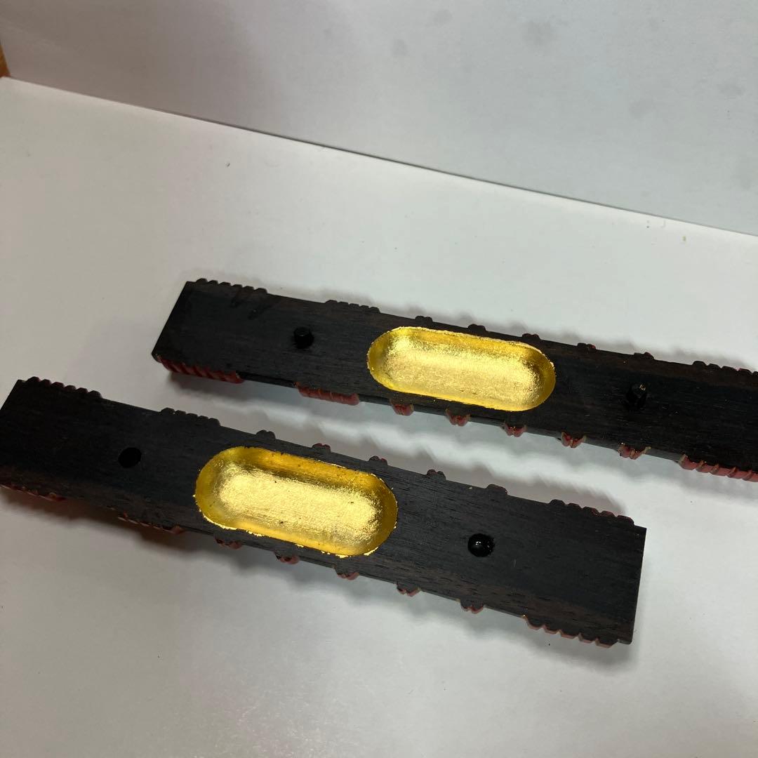 黒檀香合 笛香合　星山作　　　　　木製 香合