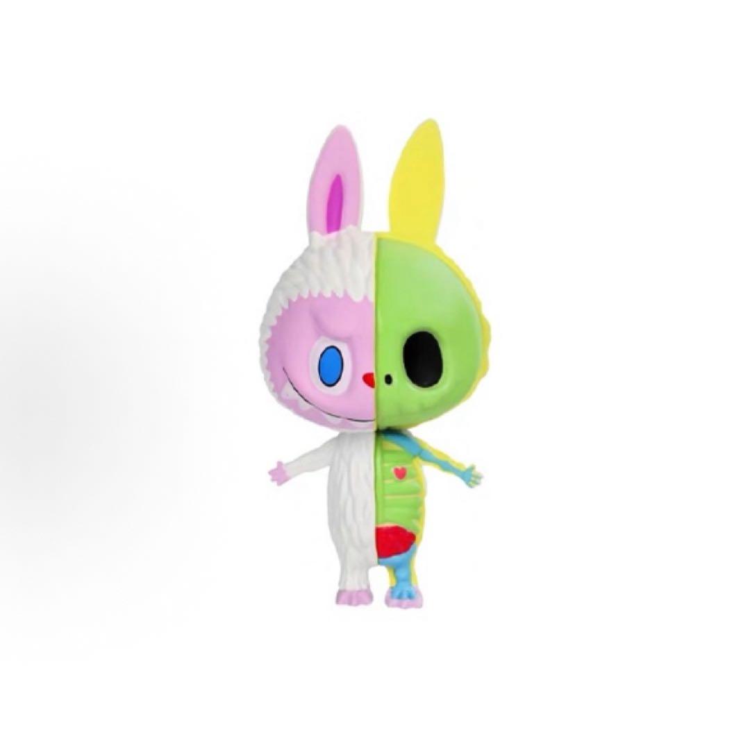 POP MART LABUBU ハーフアナトミー 吊りカード 9cm