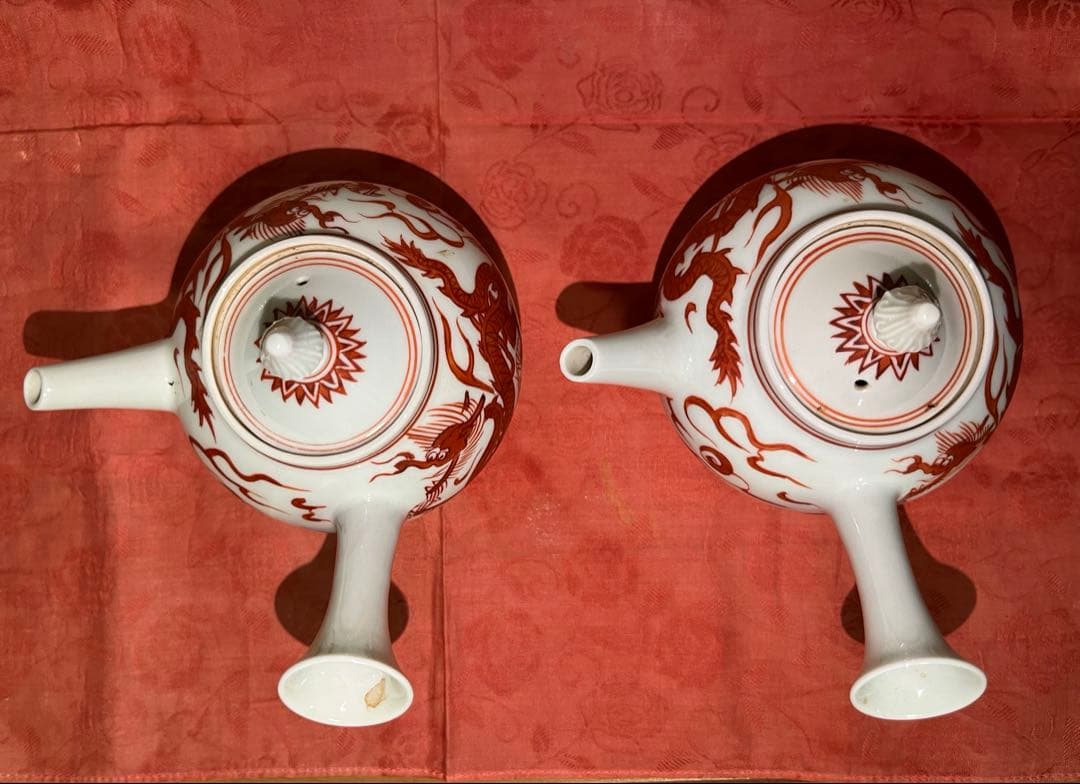 な*ね様 煎茶道具　急須　茶瓶　一対　北峯