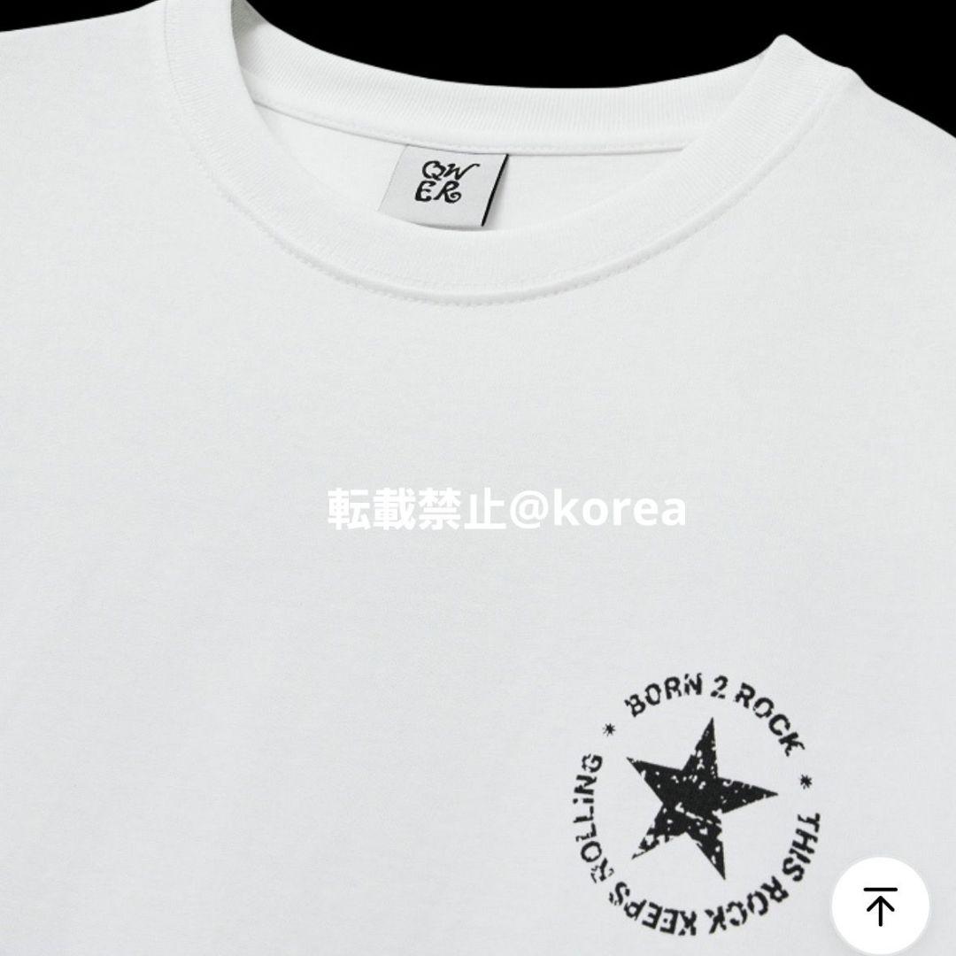 qwer 新品未開封 t-shirt ポップアップ tシャツ ivory