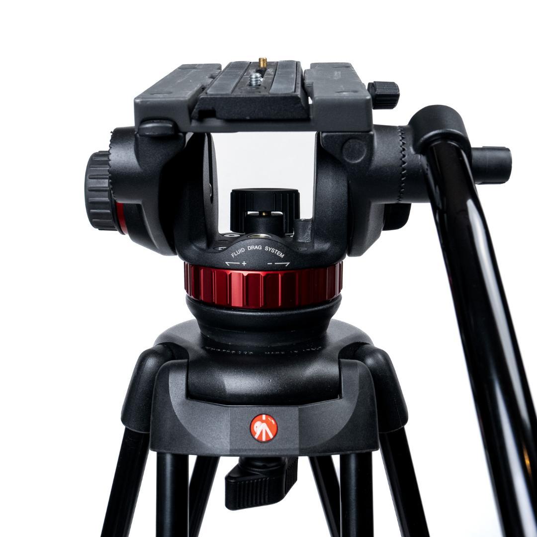美品 Manfrotto MVH502A 546GB-1 ビデオキットツインGS