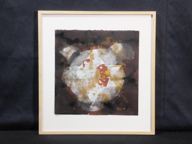現代美術　山本和香子『Etoile Ⅰ』ペーパーにグァッシュ 0603F