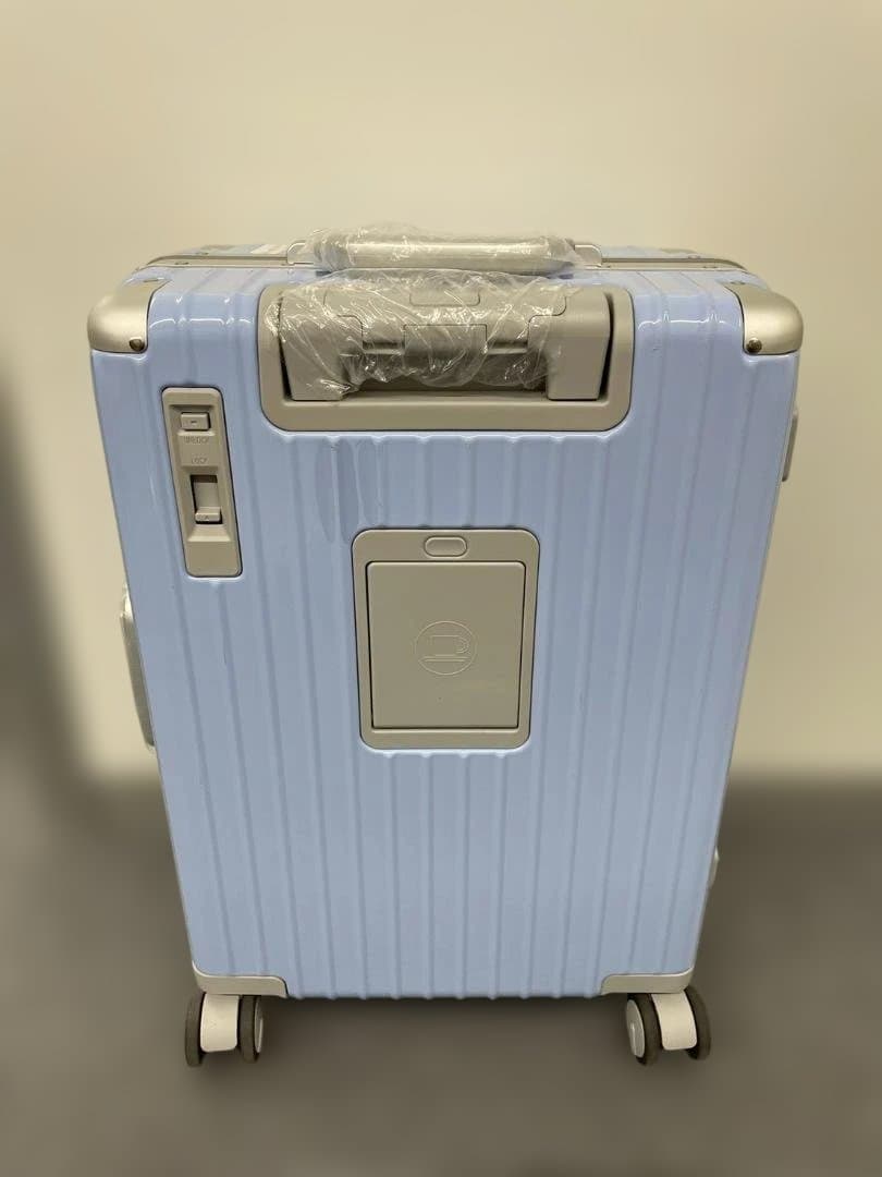 リベティ多機能キャリーケース【エナメルスカイブルーSサイズ】A52