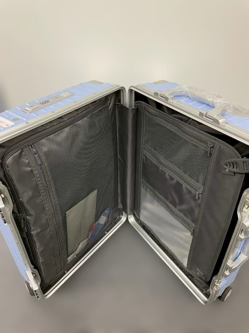 リベティ多機能キャリーケース【エナメルスカイブルーSサイズ】A52