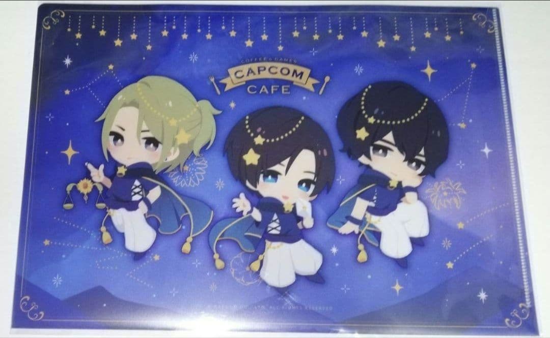 囚われのパルマ ハルト アオイ チアキ クリアファイル カプコンカフェ 星空