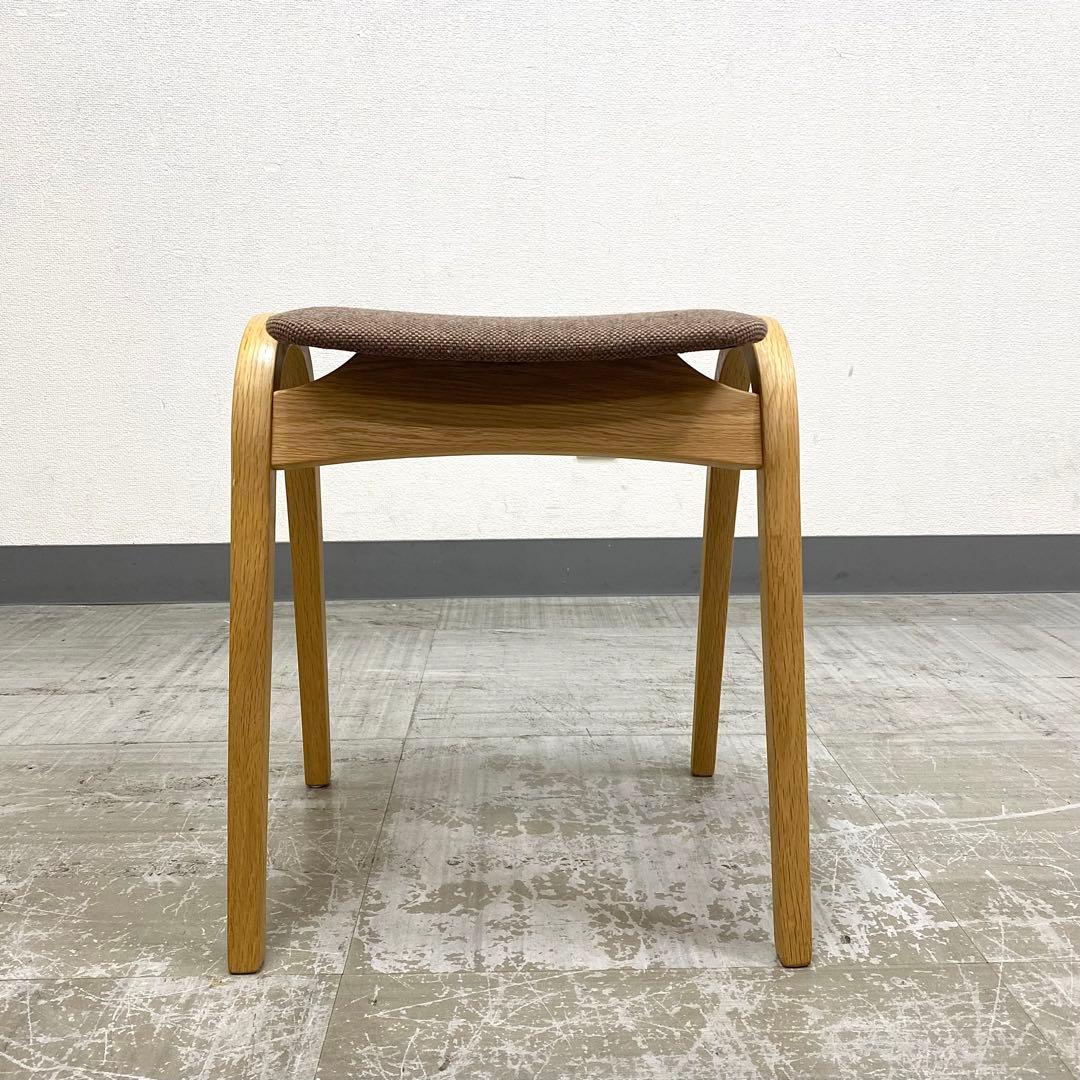 秋田木工 No.202 スツール ナラ材 スタッキングチェア 椅子 1