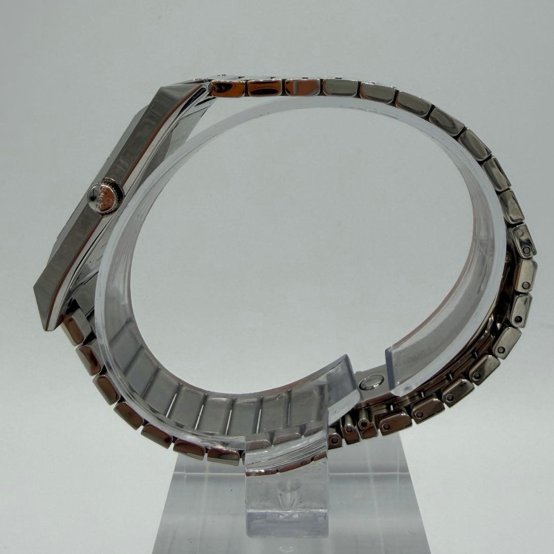 可動品 グッチ GUCCI 腕時計 111M スクエア メンズ シェリーライン