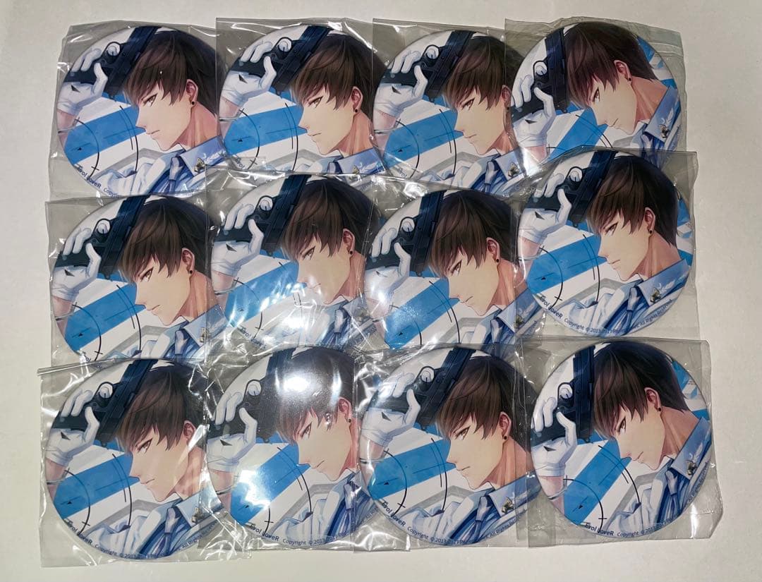 恋とプロデューサー 恋プロ カラ鉄 ハク 缶バッジ　24個