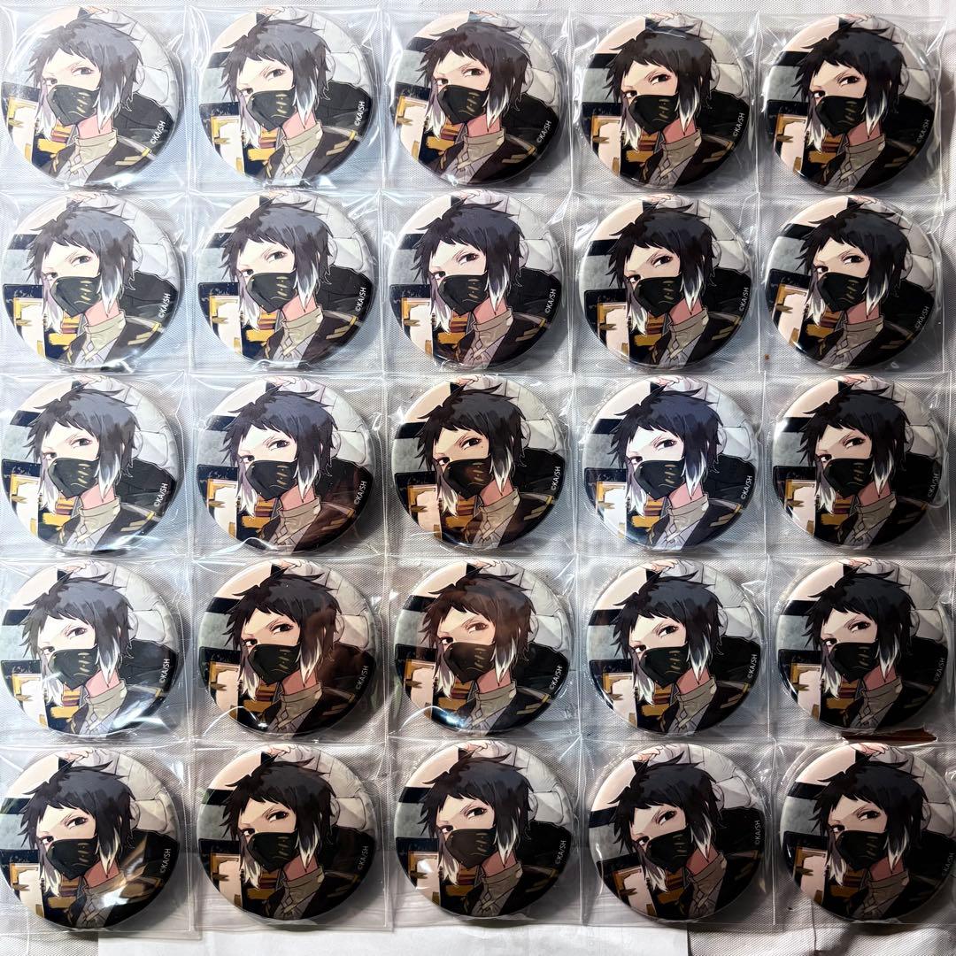 文豪ストレイドッグス 芥川龍之介 原画缶バッジ 25個