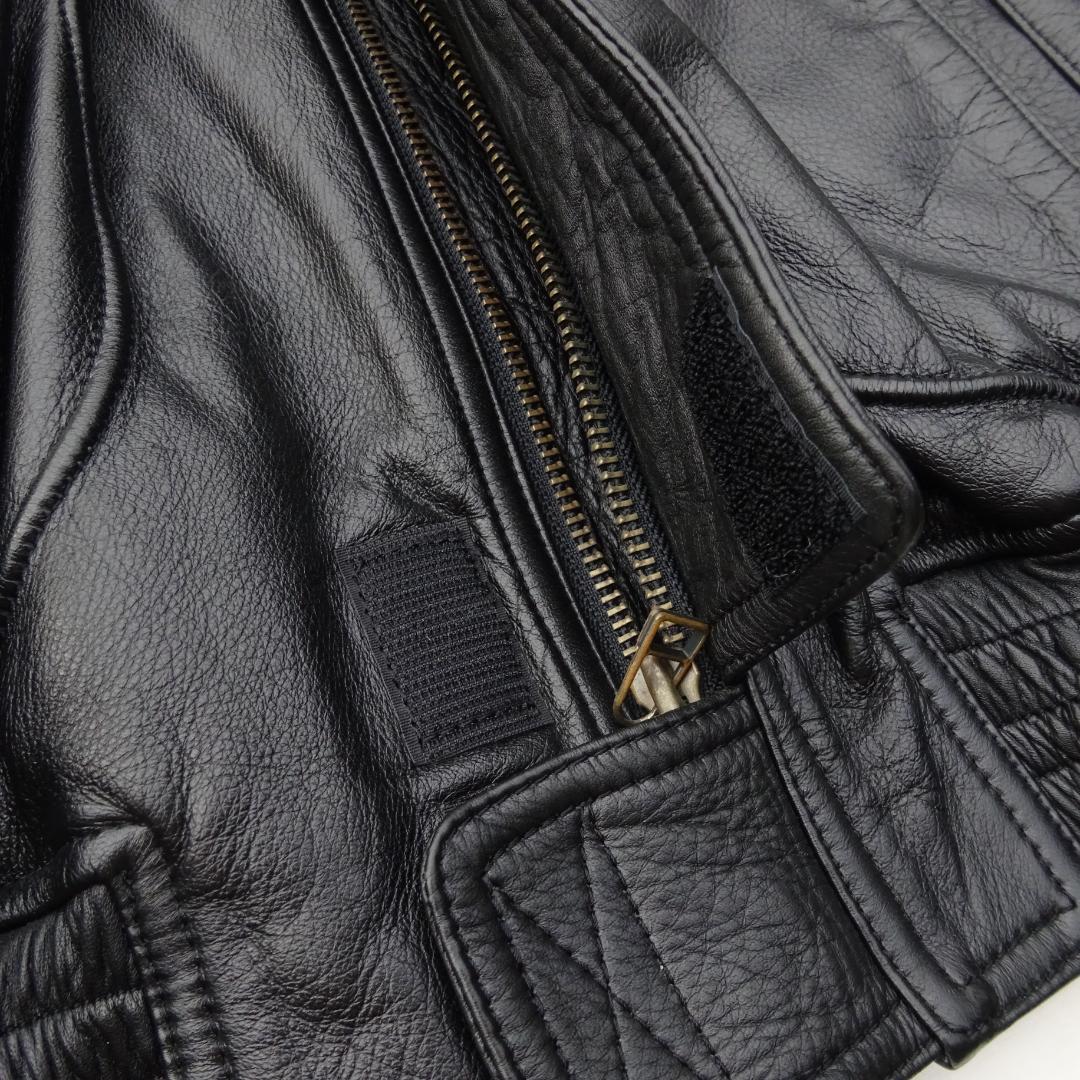 クシタニ KUSHITANI バイクレザージャケット牛革レザーLL 背面ロゴ入り