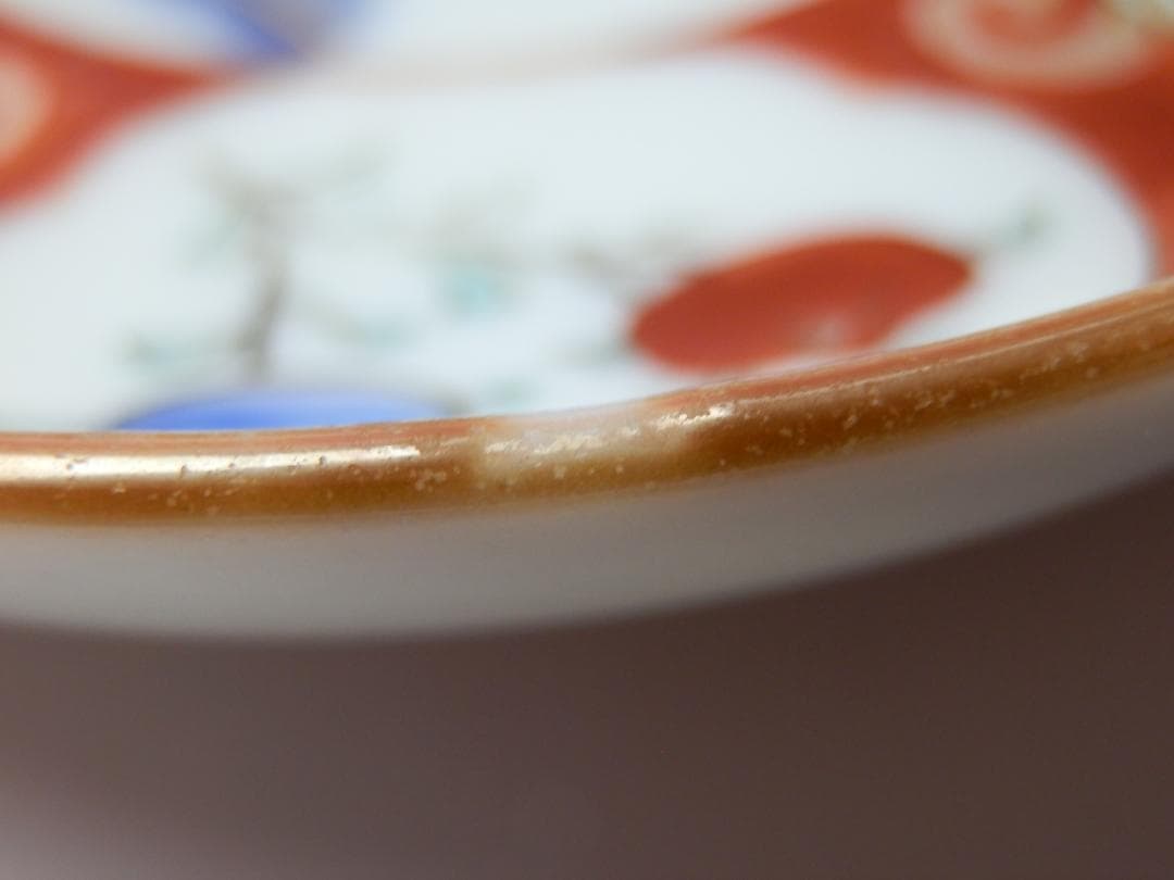 時代物 色絵 錦手 小花紋 小皿 10客 TN 82 70816