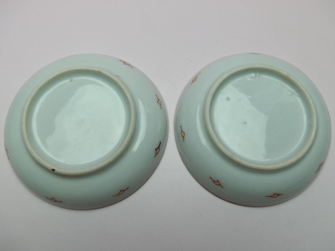 時代物 色絵 錦手 小花紋 小皿 10客 TN 82 70816