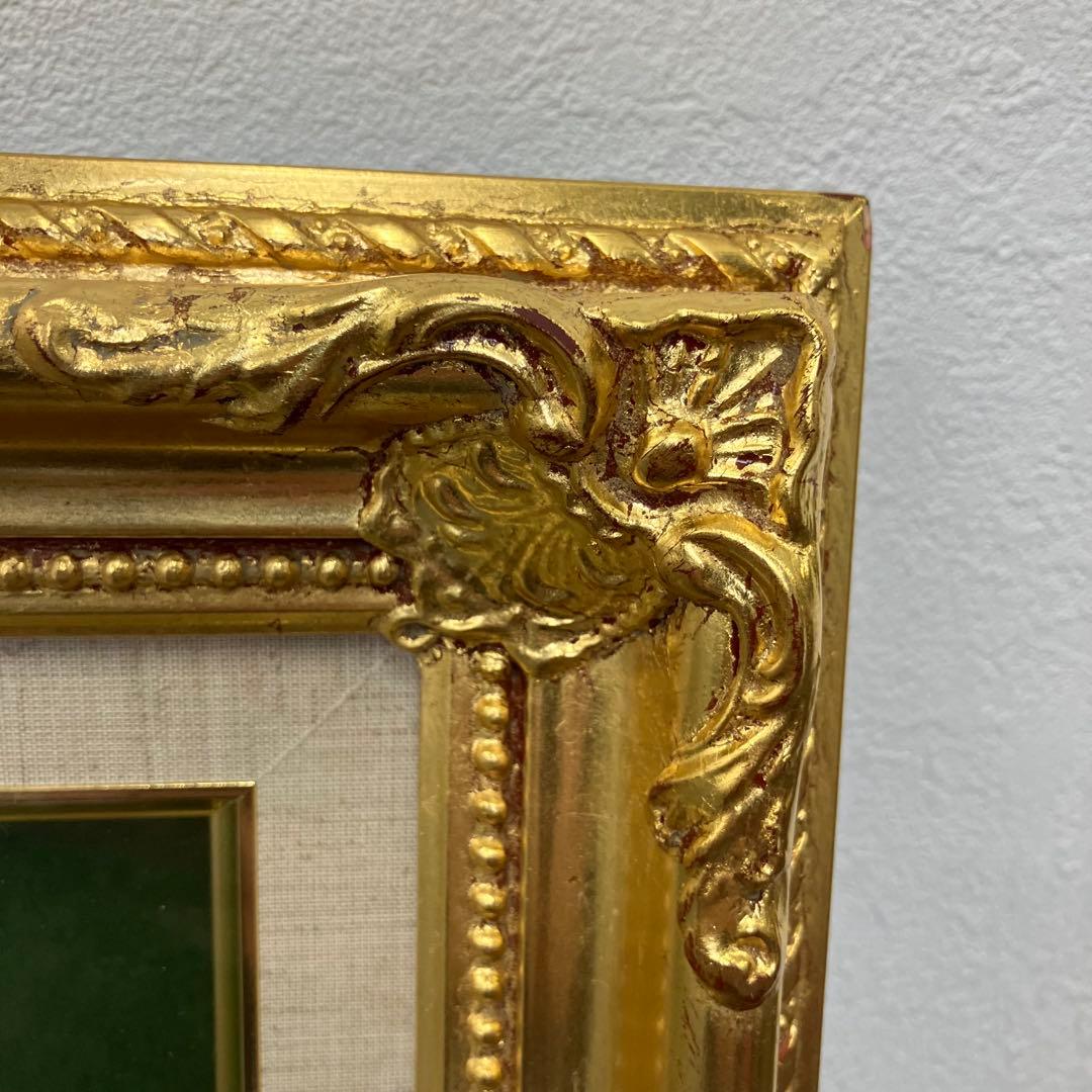 値下！未使用！額縁 金 ゴールド 油絵 アンティーク フレーム 木製 インテリア