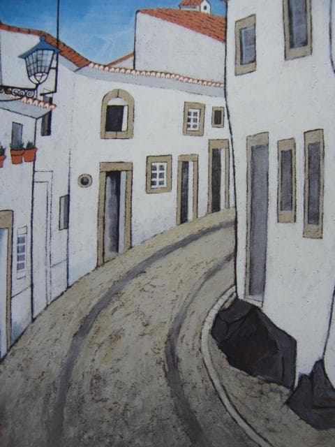 岩壁 冨士夫 【モンサラーシ】 希少画集画、状態良好、新品高級額装付