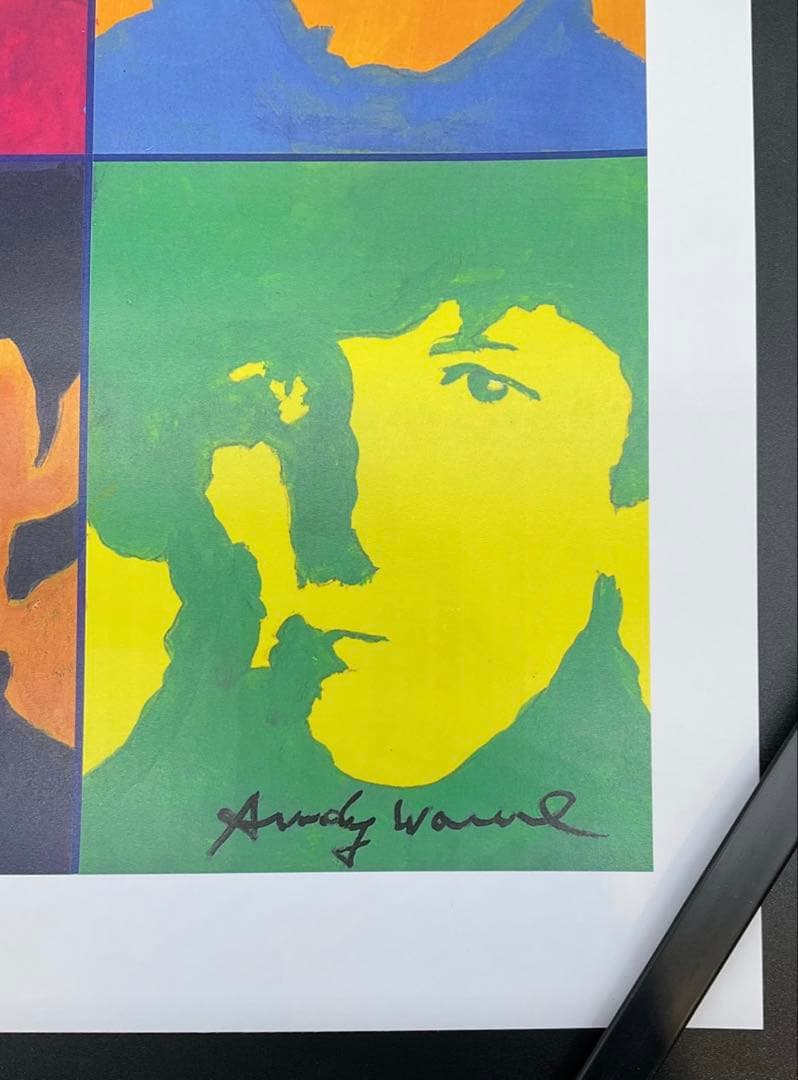 アンディ ウォーホル リトグラフ ビートルズ Beatles 世界 300枚限定
