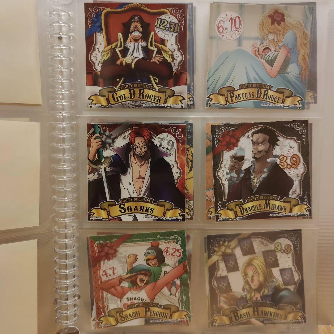 ワンピース　バースデー　ステッカー　35枚　365日