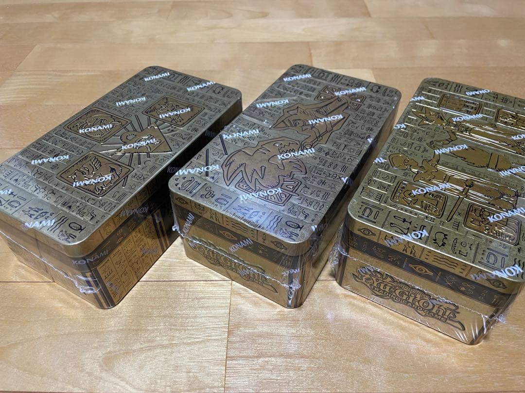 遊戯王★TIN缶★2020 2021 2022コンプリートセット★王の記憶の石板