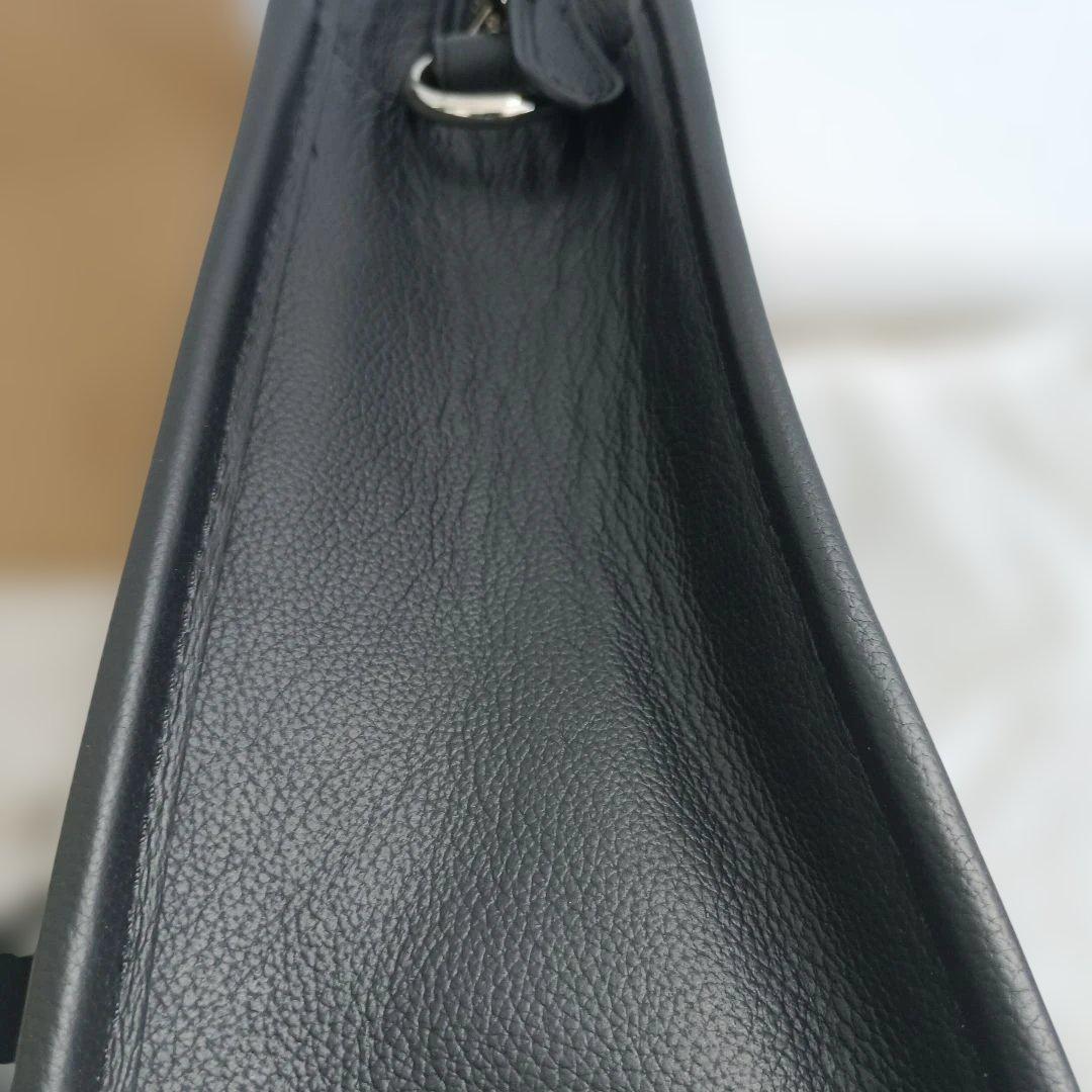 新品　COACH ブラックレザー ビジネスバッグ