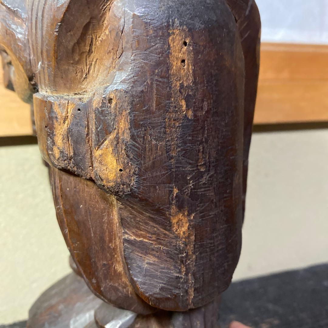 木彫正人作大黒天31cm17cm12cm