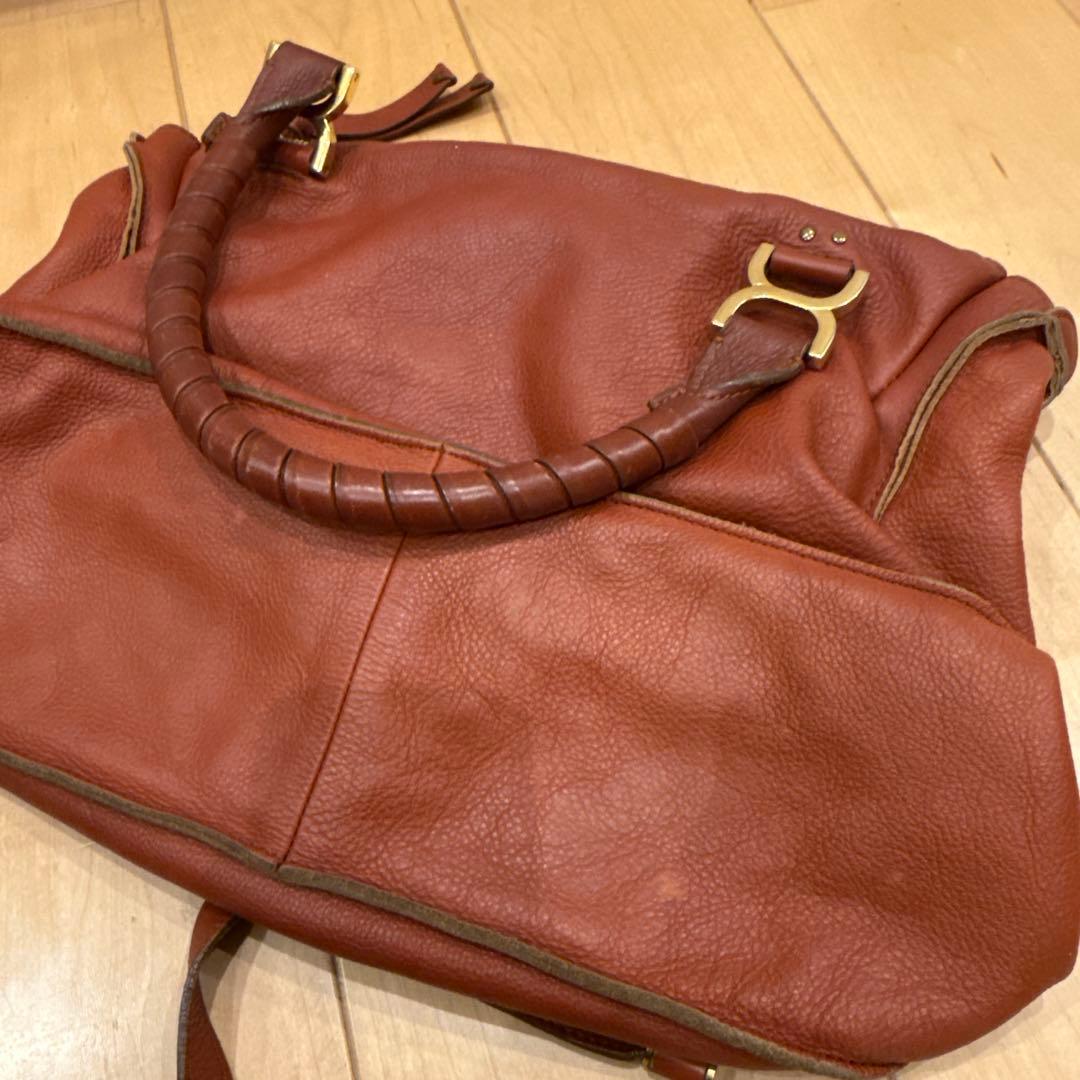 専用品Chloé Marcie クロエ　マーシー　レザーショルダーバッグ