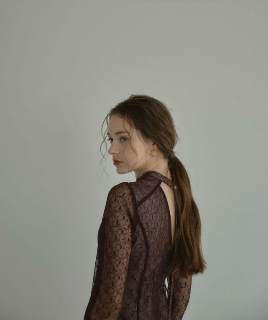 ANDRÉSD /back open geometric dress