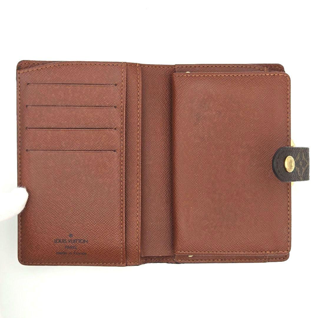 ルイヴィトン ポルトモネビエ ヴィエノワ モノグラム がま口 二つ折り財布