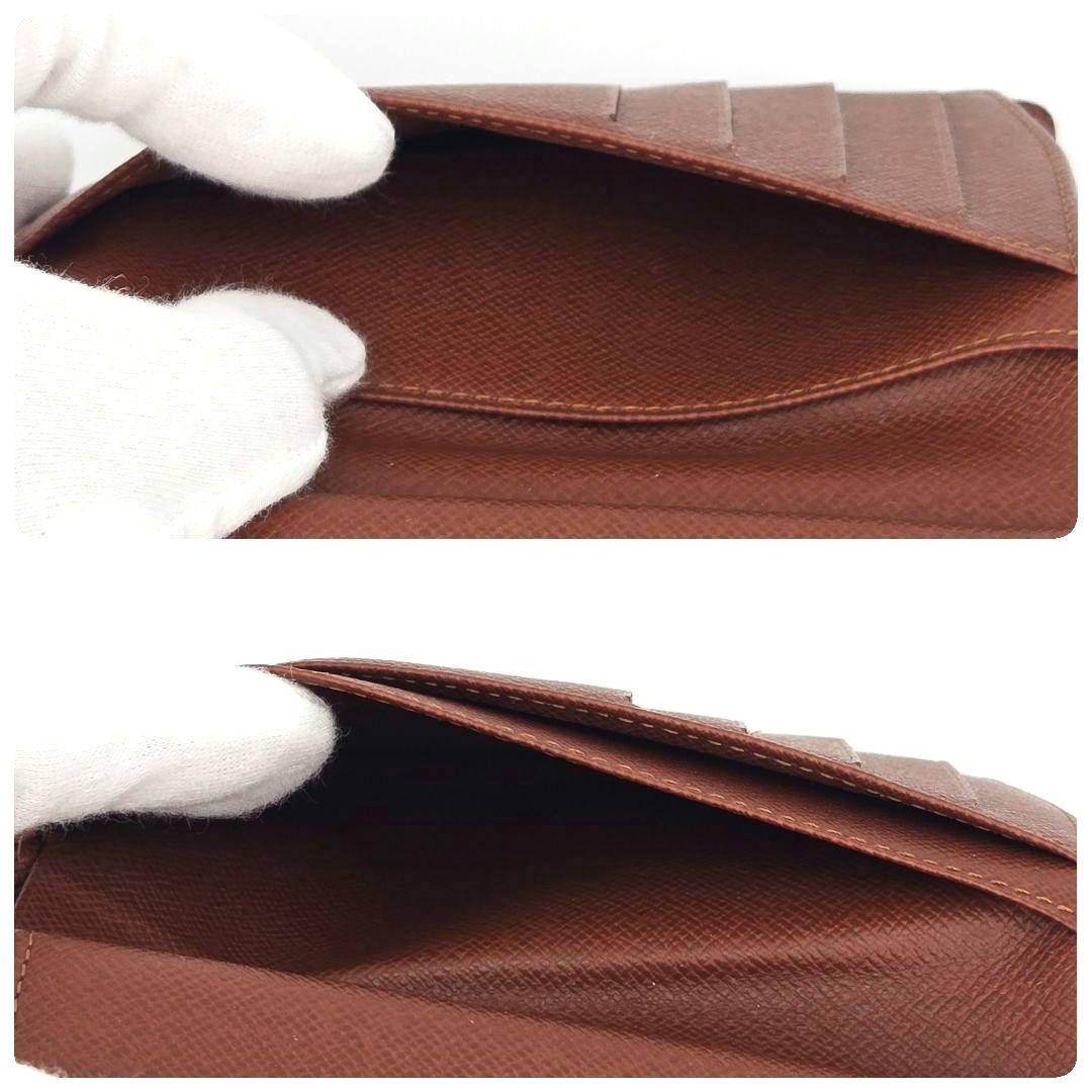 ルイヴィトン ポルトモネビエ ヴィエノワ モノグラム がま口 二つ折り財布