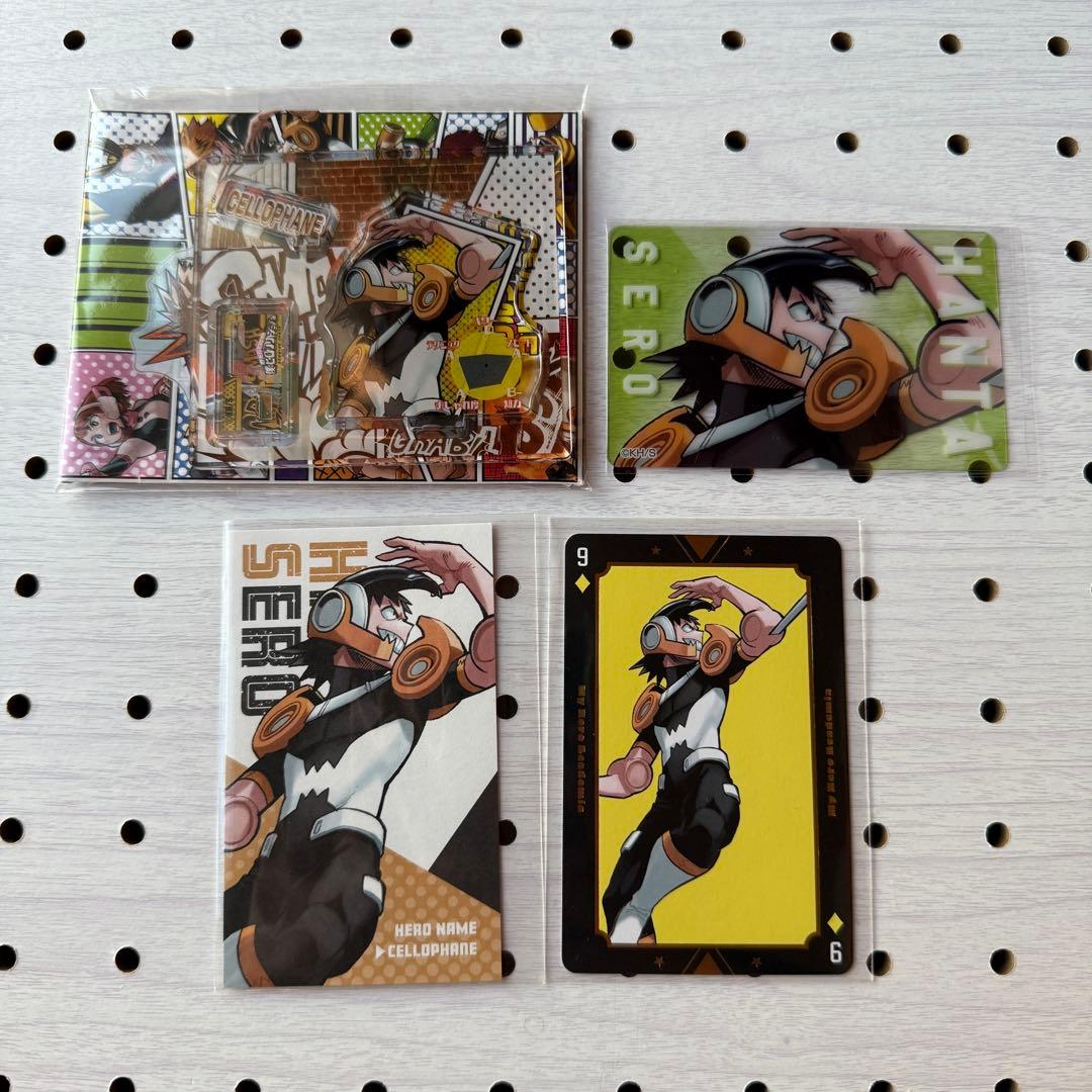 ヒロアカ　アクリルフィギュア　クリアカード　名刺カード　瀬呂範太