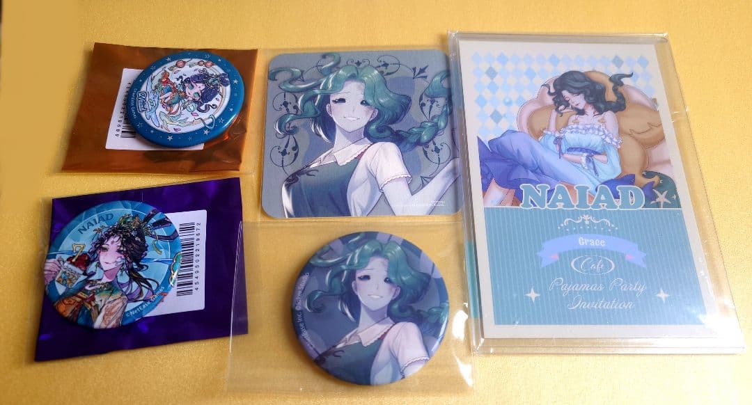 第五人格 漁師 スイパラ スマイルベースカフェ 缶バッジ ポストカード