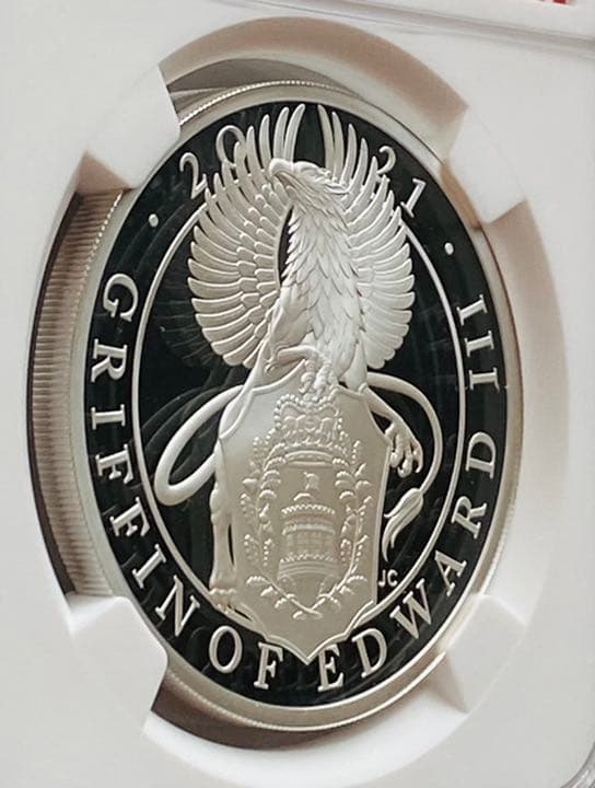 2021年 イギリス クイーンズビースト グリフィン PF70UC FR