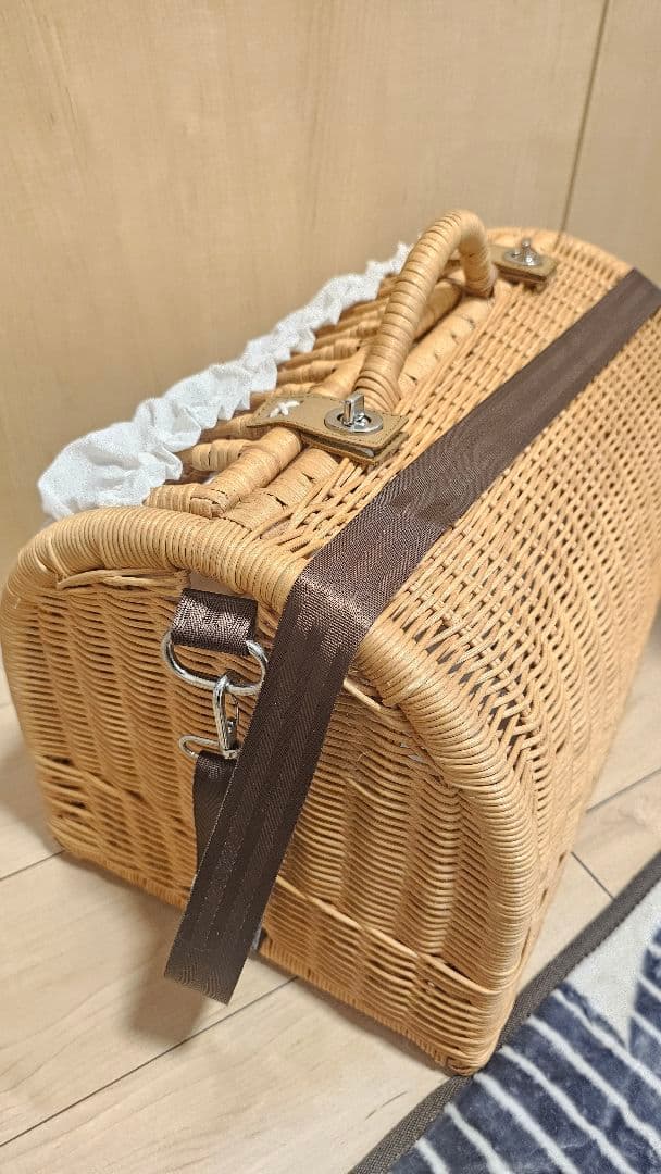 ◇シンシアジャパン◇ラタンキャリーマインM◇ ブラウン