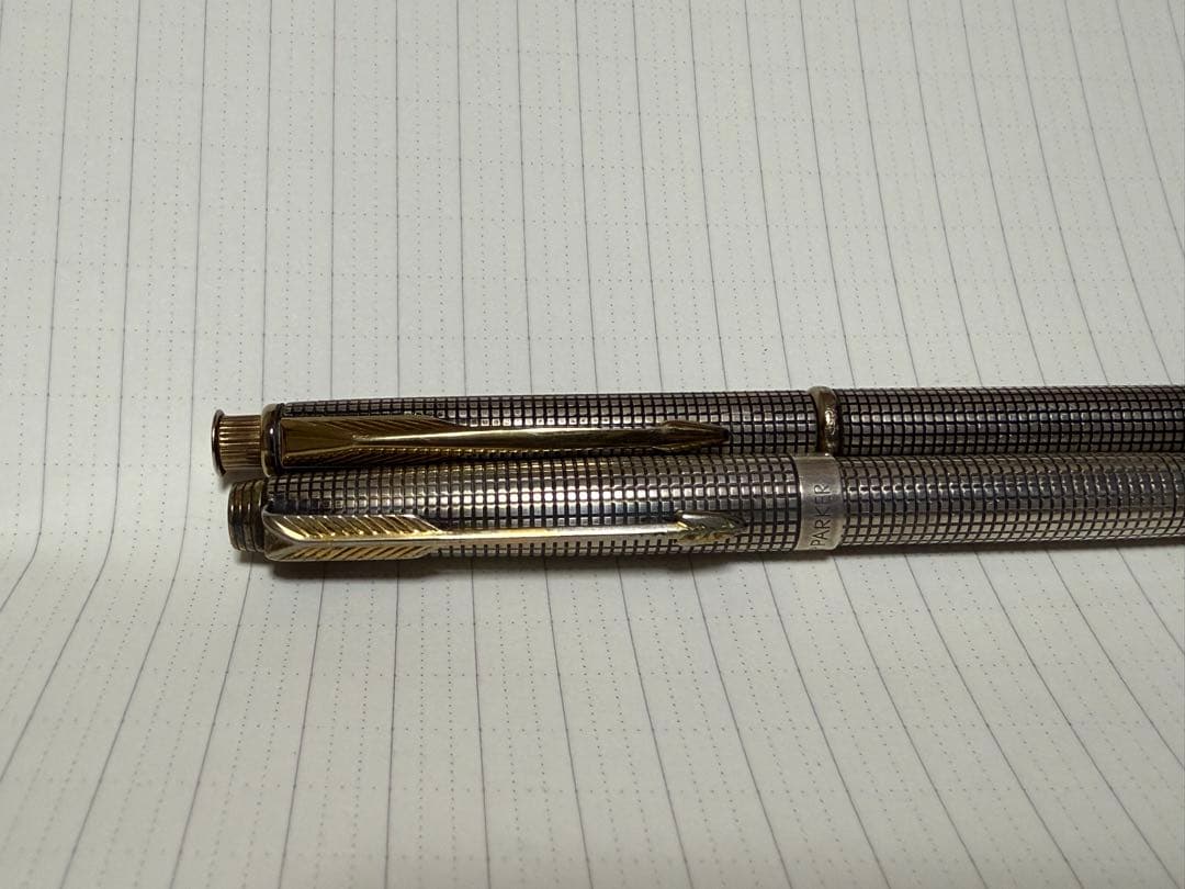 PARKER 75 スターリングシルバー ボールペン&シャープペン 2本セット！