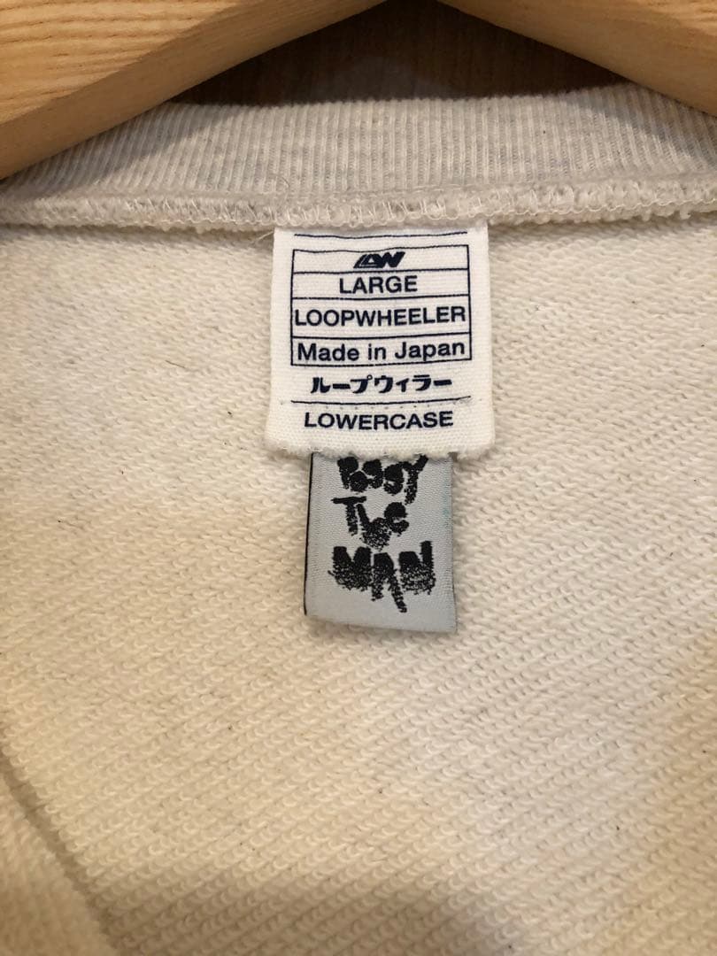 ループウィラー　　POGGYTHEMAN HOODIE オートミール　L