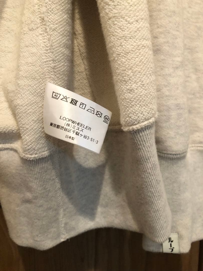 ループウィラー　　POGGYTHEMAN HOODIE オートミール　L