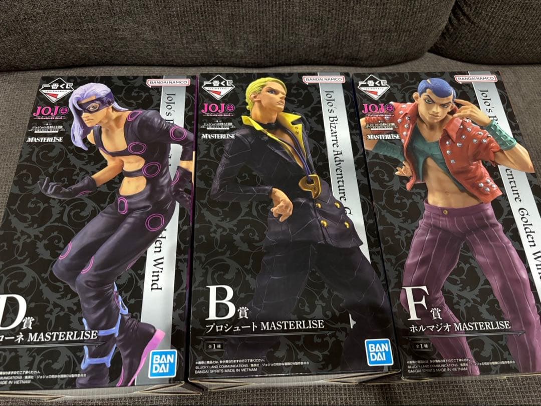【ジョジョ】一番くじ　B・D・F賞フィギュア3体セット⭐︎おまけ付き