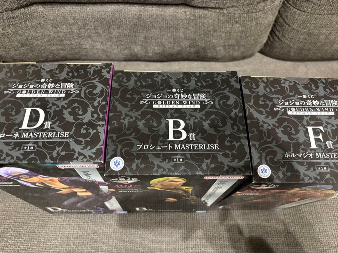 【ジョジョ】一番くじ　B・D・F賞フィギュア3体セット⭐︎おまけ付き