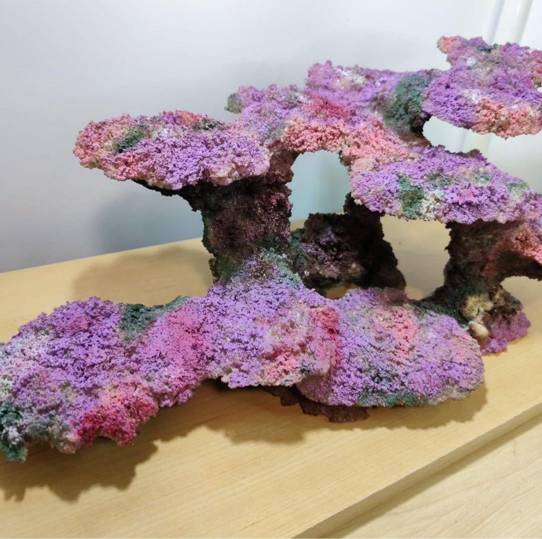 人工ライブロック 60cm海水水槽用 レプリカ 多孔質