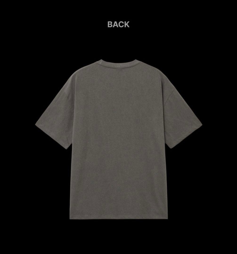 qwer 新品未開封 t-shirt ポップアップ tシャツ charcoal