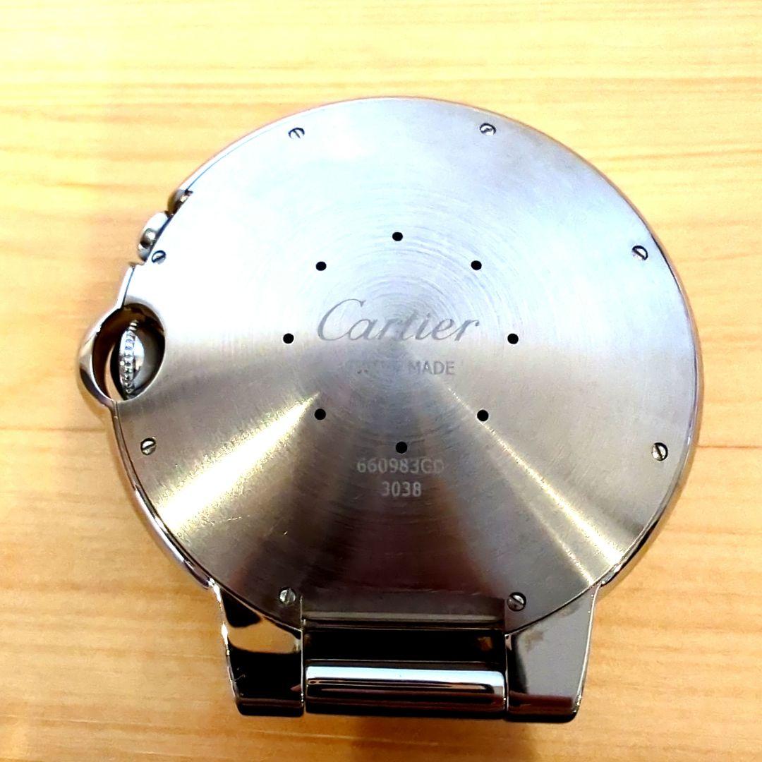 Cartier バロンブルー テーブルクロック置時計 シルバー