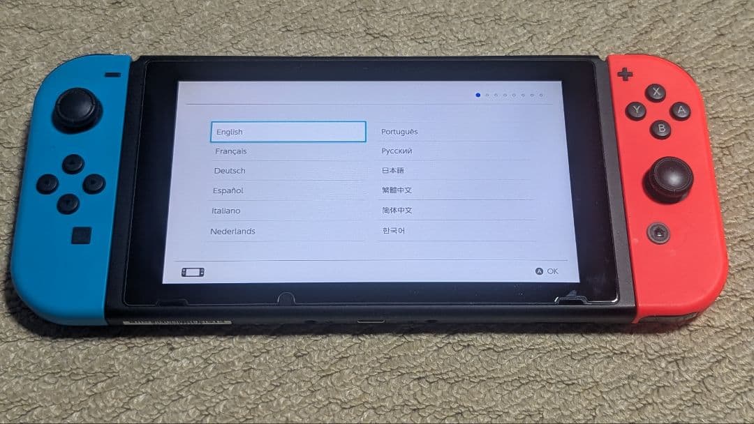 Nintendo Switch ネオンブルー/ネオンレッド 本体 中古